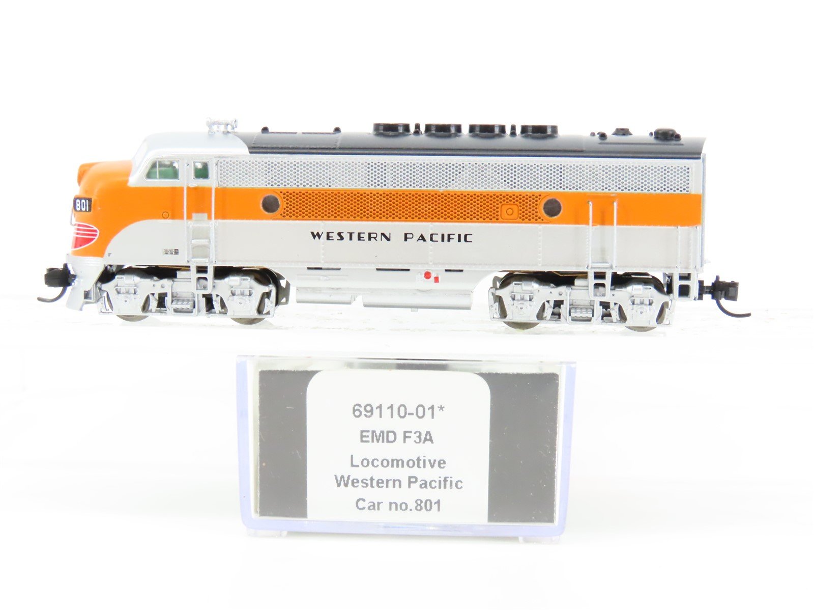 N Scale Intermountain 69110-01 WP Western Pacific F3A Diesel Locomotive #801