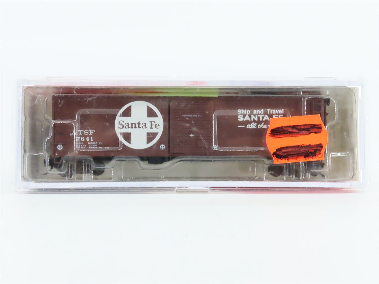 N Scale InterMountain 65902-29 ATSF Santa Fe Single Door 50' Box Car #7641