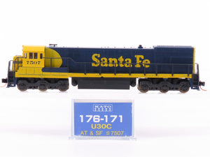 N Scale KATO 176-171 ATSF Santa Fe U30C Diesel Locomotive #7507