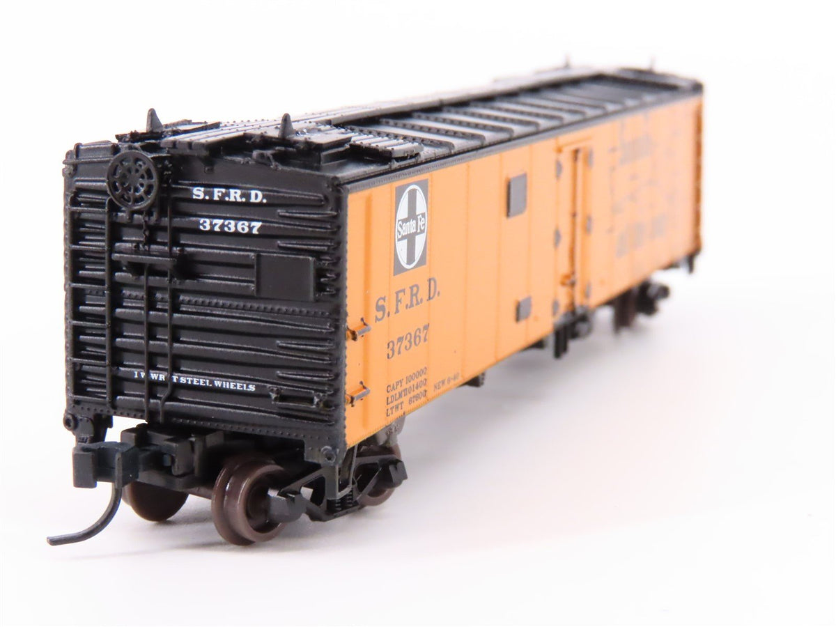 N Scale Athearn 11571 SFRD Santa Fe Railroad Chief 50&#39; Ice Bunker Reefer #37367