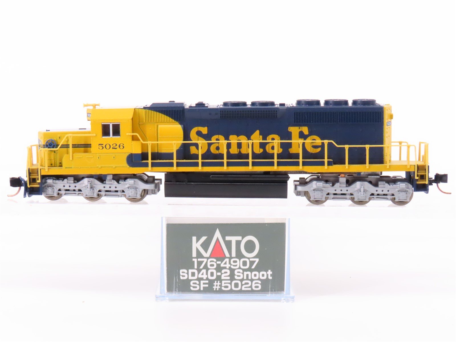 N Scale KATO 176-4907 ATSF Santa Fe SD40-2 Diesel Locomotive #5026