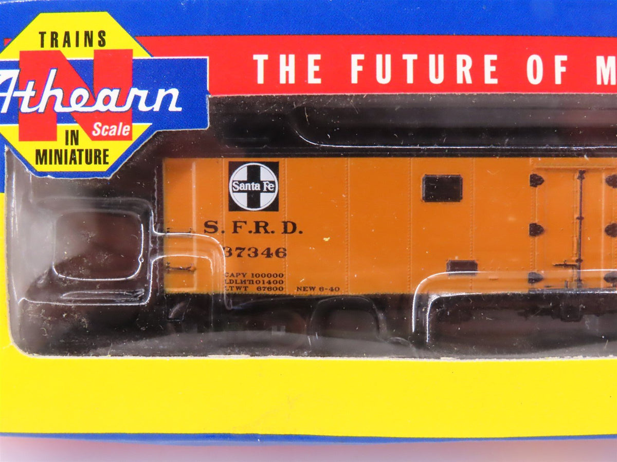 N Scale Athearn 11574 SFRD Santa Fe Railroad Super Chief 50&#39; Reefer #37346