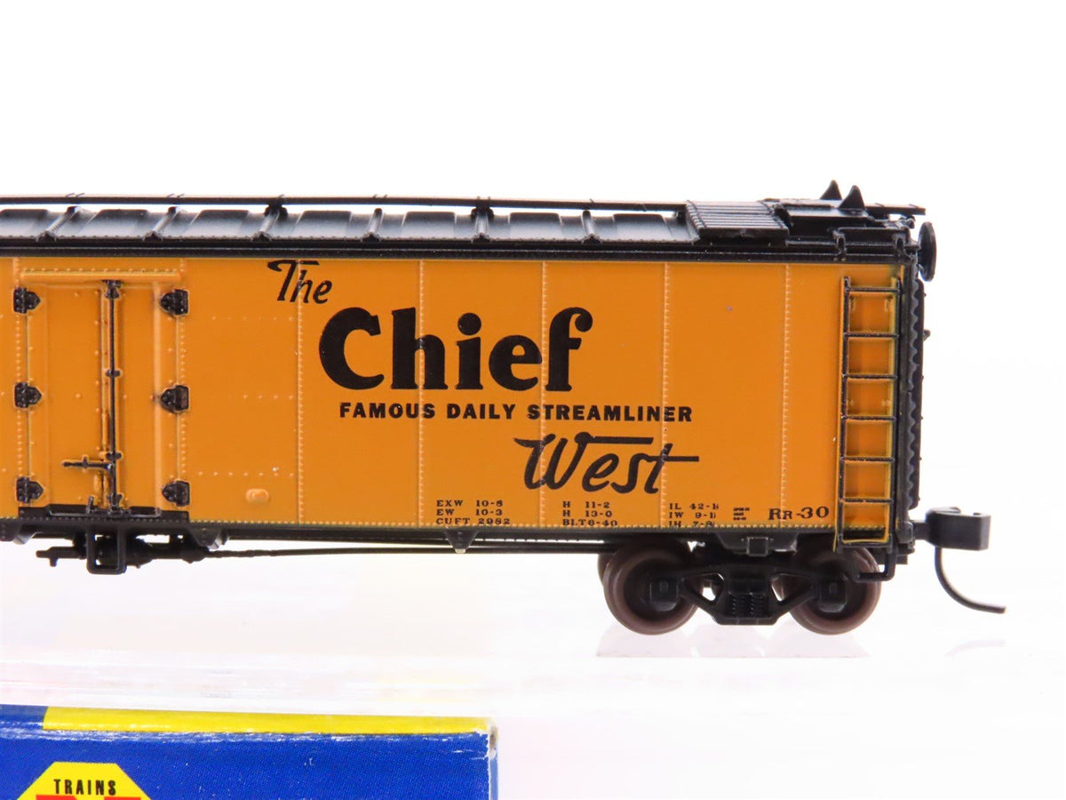 N Scale Athearn 11570 SFRD Santa Fe Railroad Chief 50&#39; Ice Bunker Reefer #37364