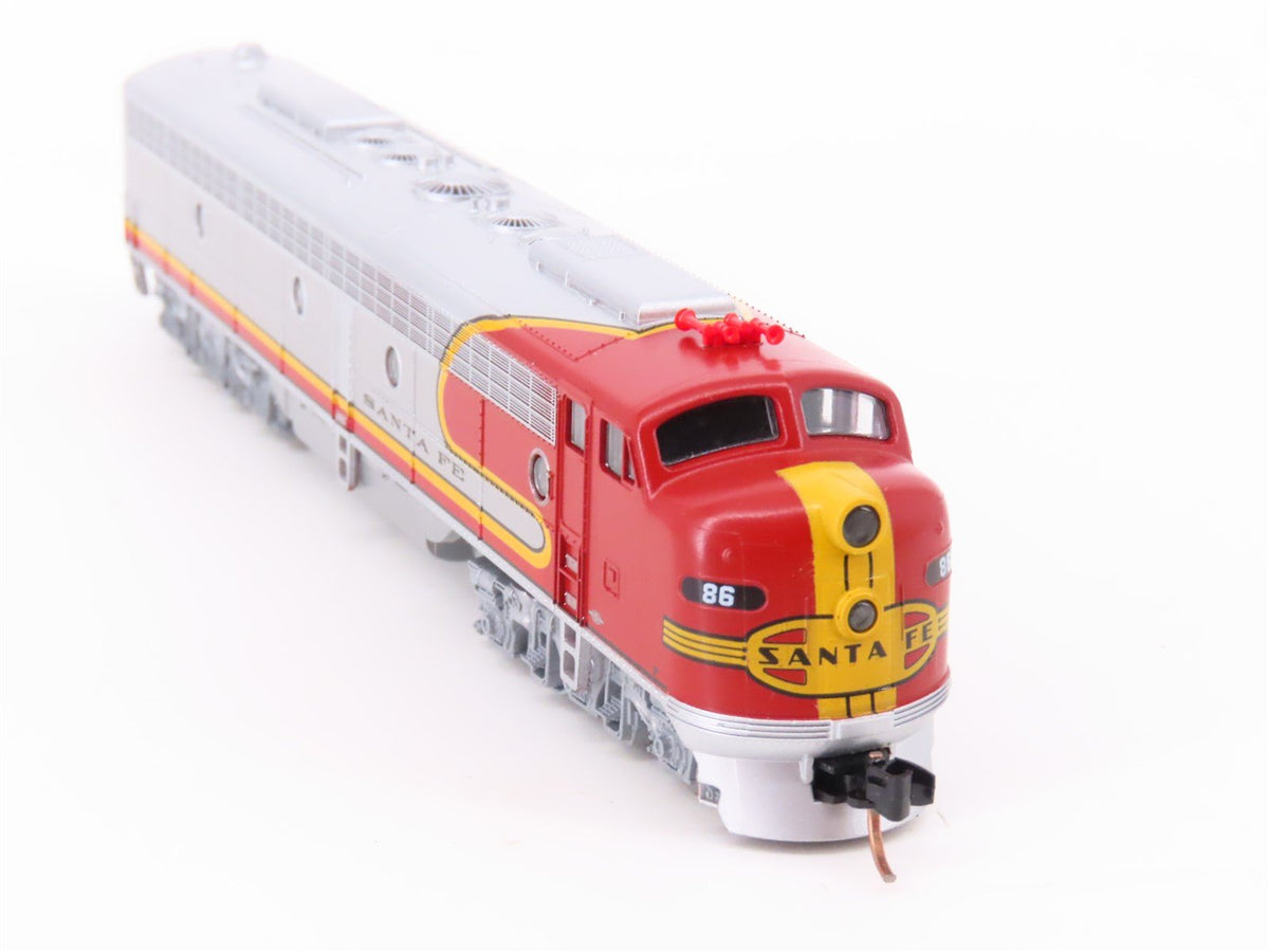 N Scale KATO 176-5304 ATSF Santa Fe E8/9A Diesel Locomotive #86