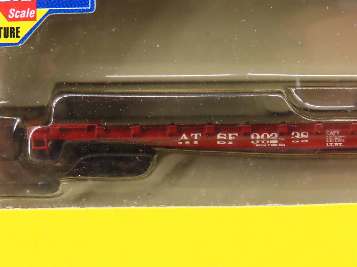 N Scale Athearn 10832 ATSF Santa Fe Railroad 53&#39; Flat Car #90238