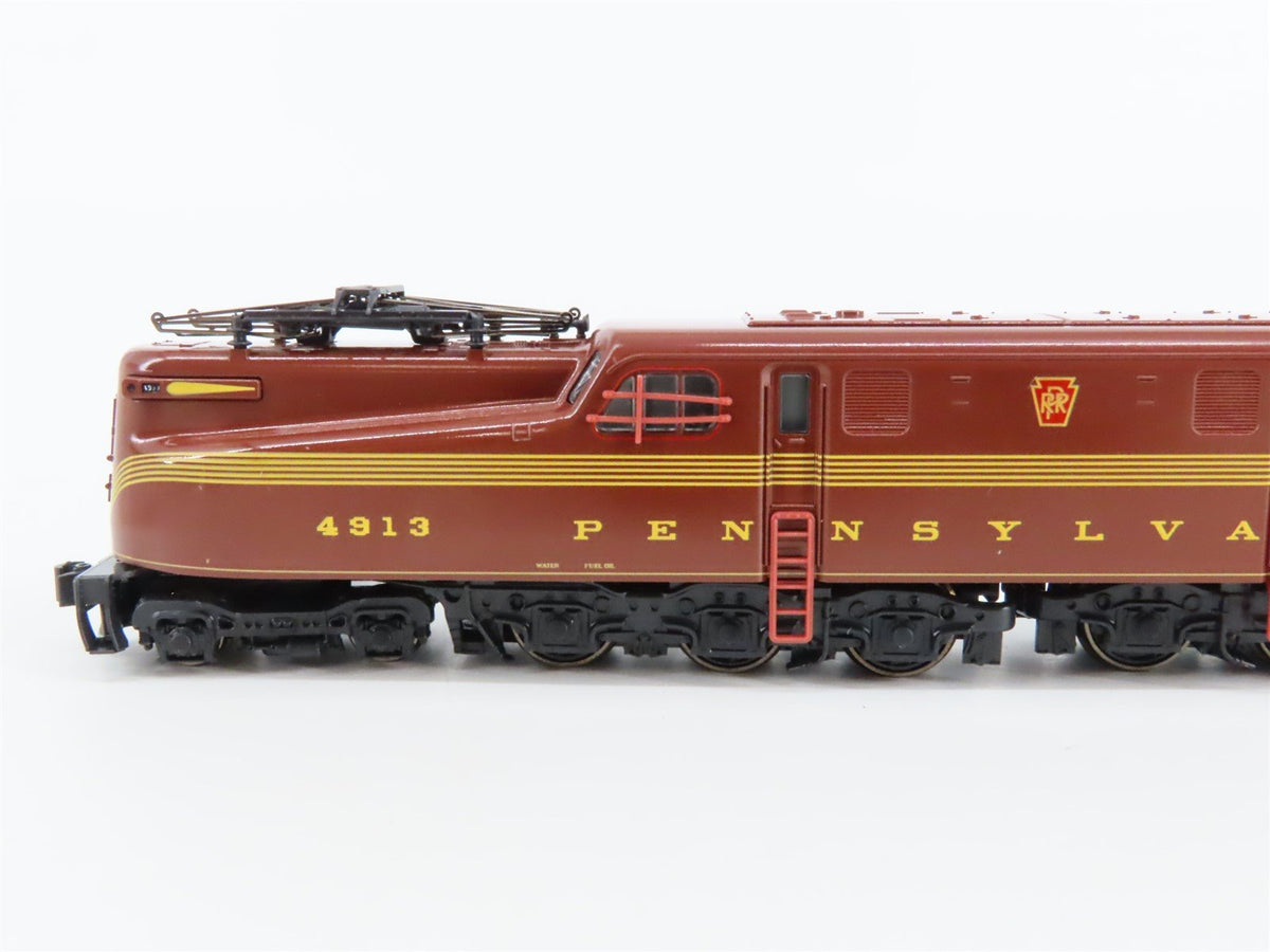 N Scale KATO 137-2003 PRR &quot;Tuscan Red 5-Stripe&quot; GG1 Electric #4913 - DCC Ready