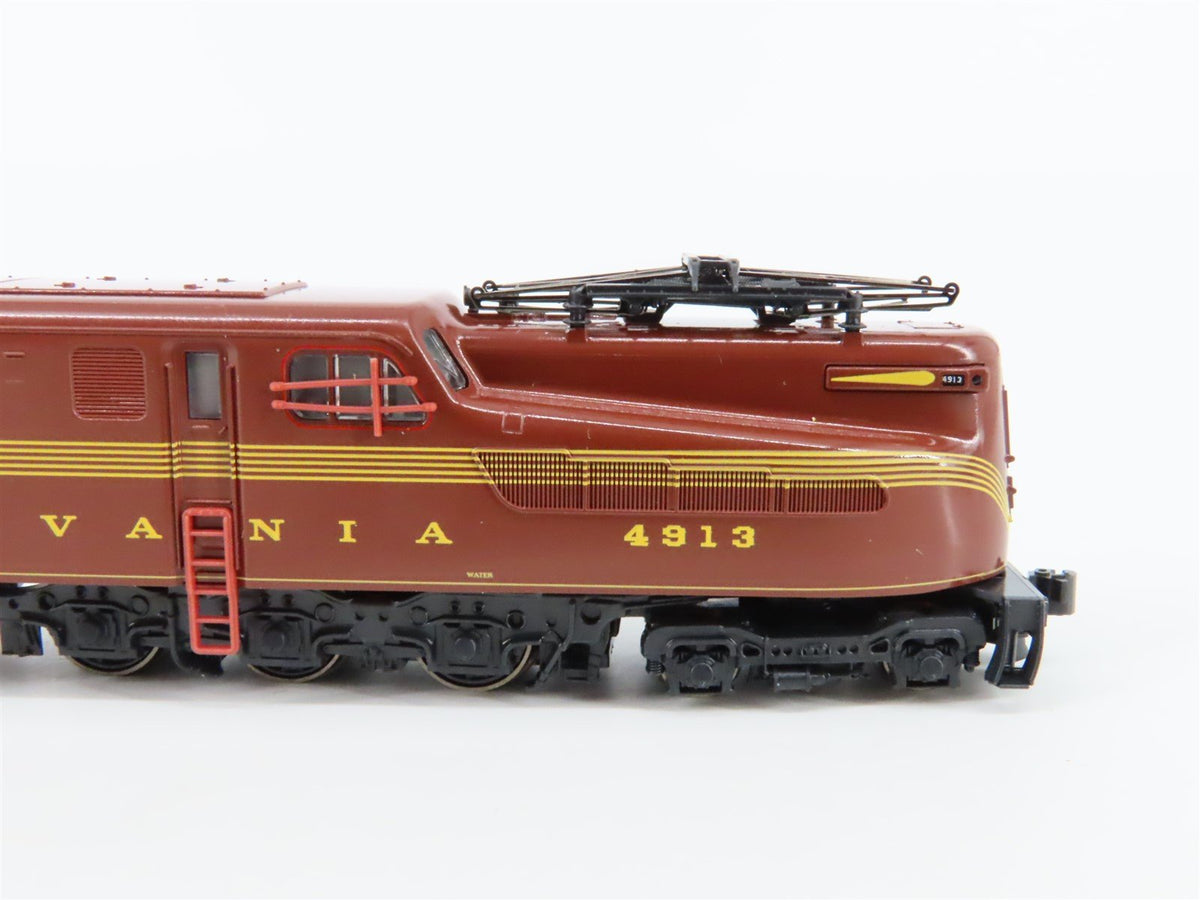 N Scale KATO 137-2003 PRR &quot;Tuscan Red 5-Stripe&quot; GG1 Electric #4913 - DCC Ready