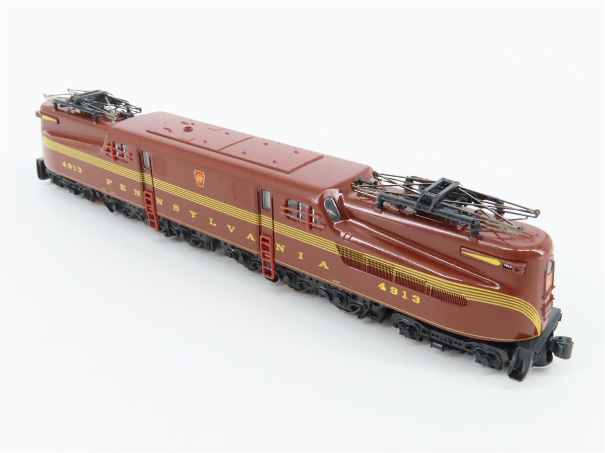 N Scale KATO 137-2003 PRR &quot;Tuscan Red 5-Stripe&quot; GG1 Electric #4913 - DCC Ready