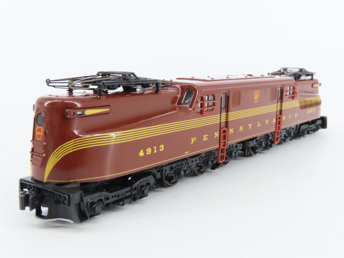 N Scale KATO 137-2003 PRR &quot;Tuscan Red 5-Stripe&quot; GG1 Electric #4913 - DCC Ready