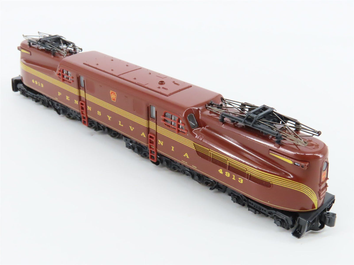 N Scale KATO 137-2003 PRR &quot;Tuscan Red 5-Stripe&quot; GG1 Electric #4913 - DCC Ready