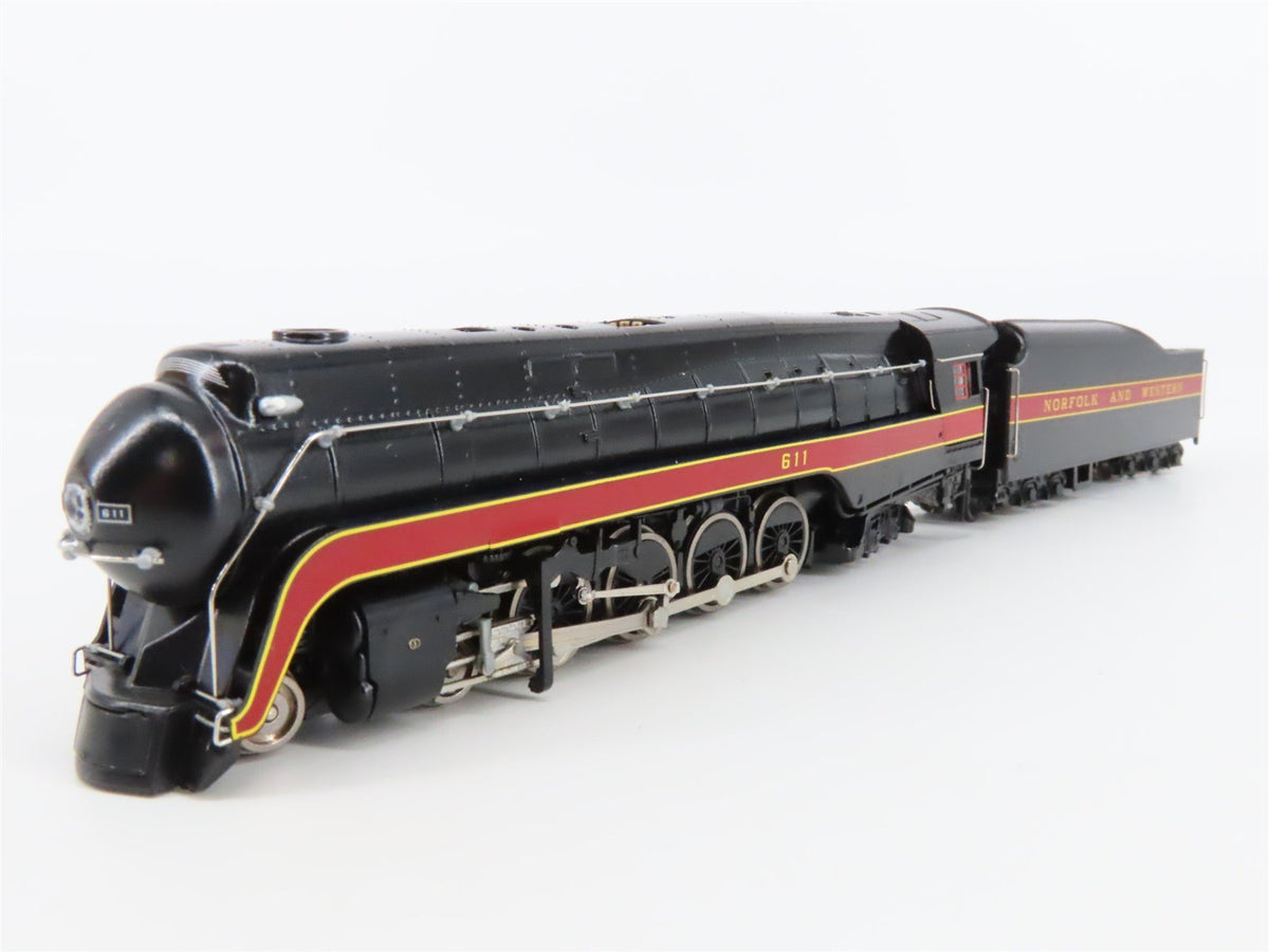 N Scale Bachmann Spectrum 82154 N&amp;W 4-8-4 Class J Steam #611 w/ Auxiliary Tender