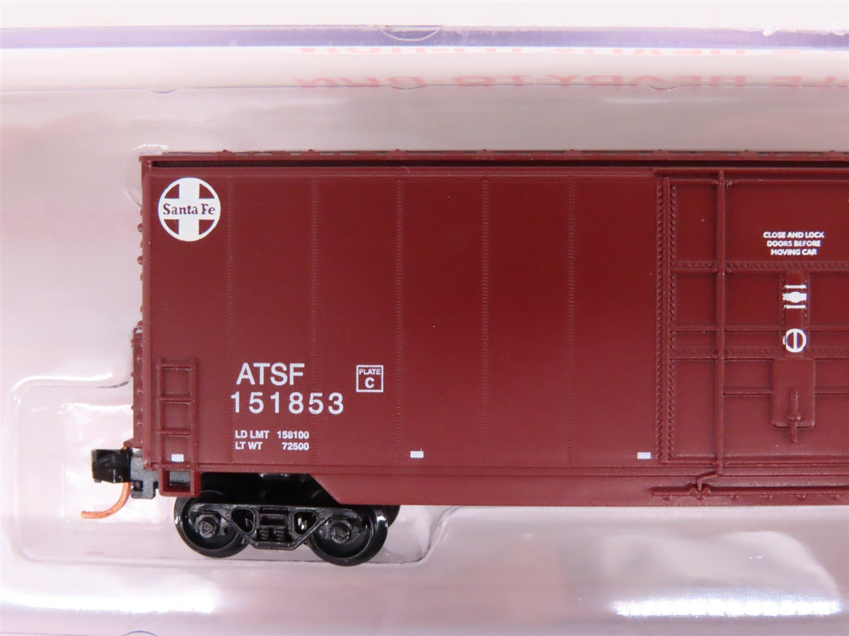 N Scale Roundhouse 89413 ATSF Santa Fe Railroad Single Door Box Cars 4-Pack