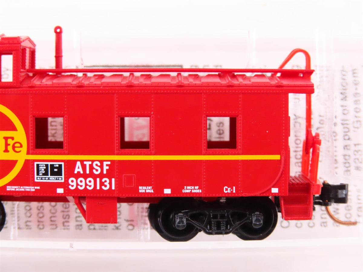 N Scale Micro-Trains MTL 100030 ATSF Santa Fe Railroad 36&#39; Caboose #999131