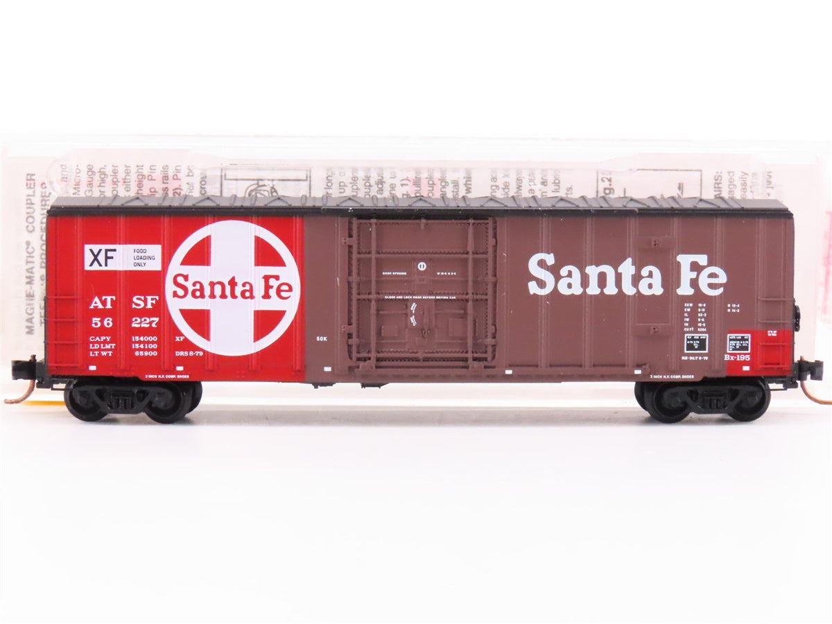 N Scale Micro-Trains MTL 27270 SRFD Santa Fe Railroad 50&#39; Box Car #56227