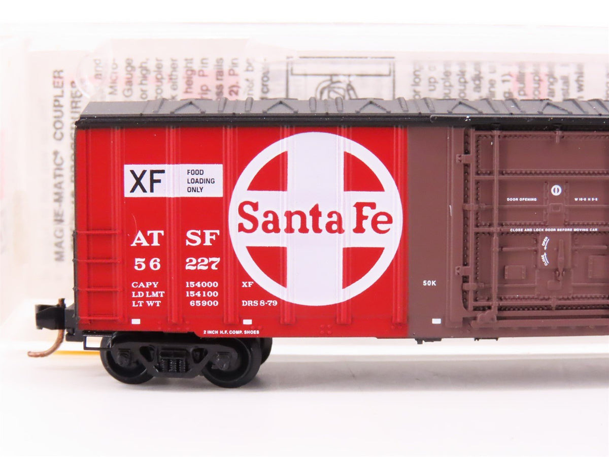 N Scale Micro-Trains MTL 27270 SRFD Santa Fe Railroad 50&#39; Box Car #56227