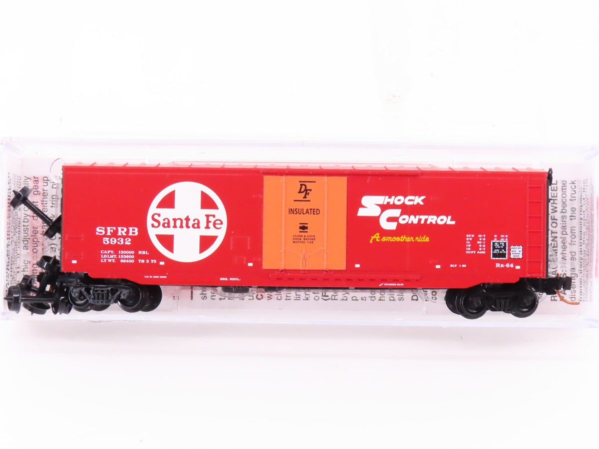 N Scale Micro-Trains MTL 03800450 SFRB Santa Fe Railroad 50&#39; Box Car #5932