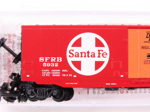 N Scale Micro-Trains MTL 03800450 SFRB Santa Fe Railroad 50' Box Car #5932