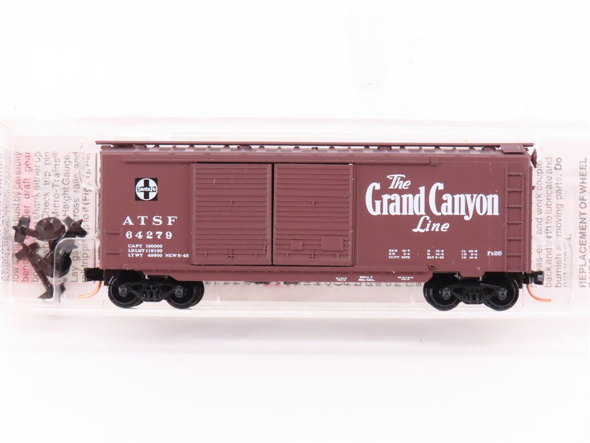 N Scale Micro-Trains MTL 23290 ATSF Santa Fe Grand Canyon 40&#39; Box Car #64279