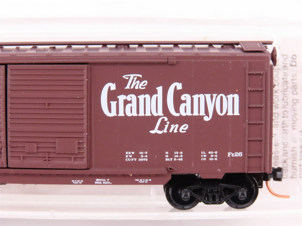 N Scale Micro-Trains MTL 23290 ATSF Santa Fe Grand Canyon 40&#39; Box Car #64279