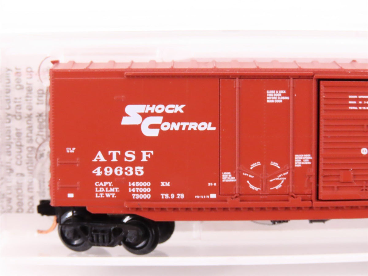 N Scale Micro-Trains MTL 76030 ATSF Santa Fe Railroad 50&#39; Box Car #49635