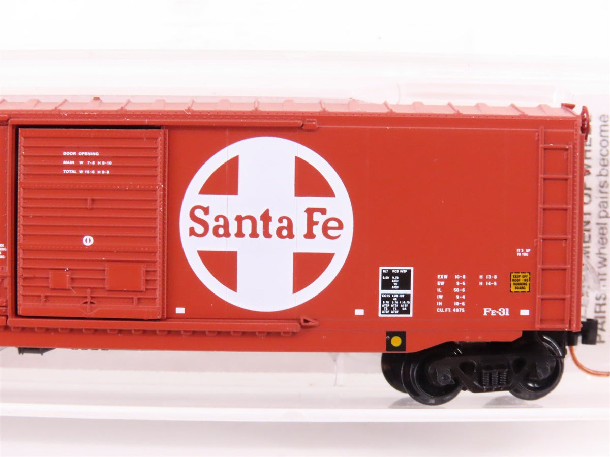 N Scale Micro-Trains MTL 76030 ATSF Santa Fe Railroad 50&#39; Box Car #49635