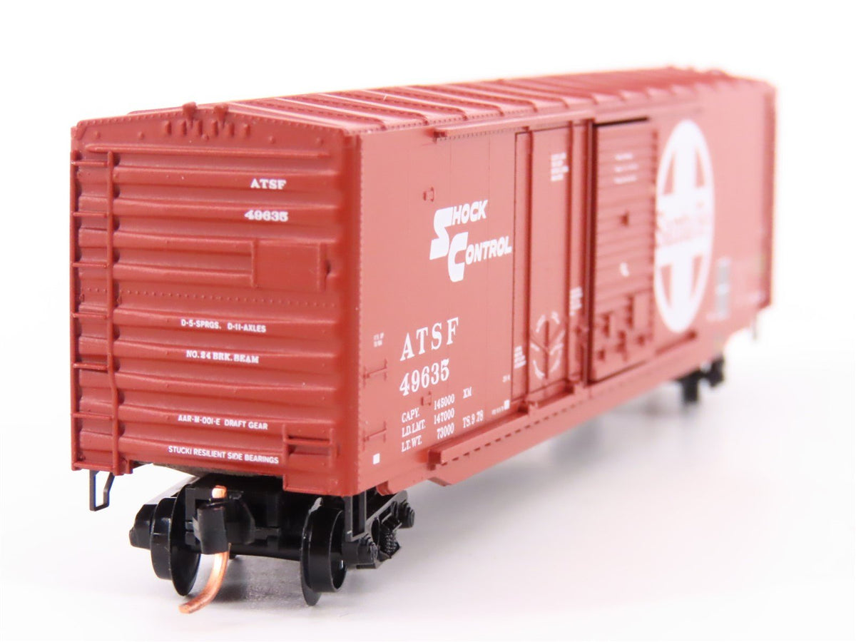 N Scale Micro-Trains MTL 76030 ATSF Santa Fe Railroad 50&#39; Box Car #49635