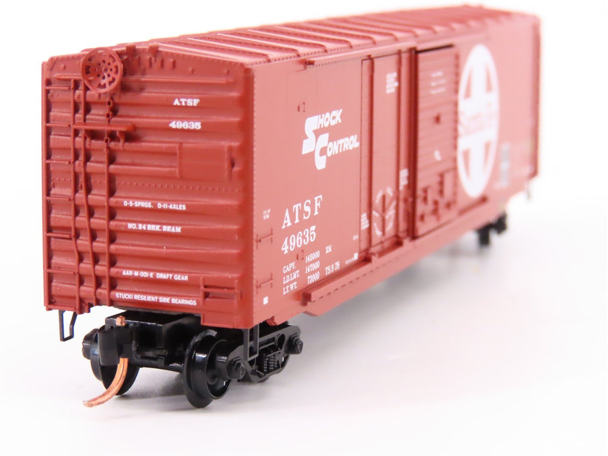 N Scale Micro-Trains MTL 76030 ATSF Santa Fe Railroad 50&#39; Box Car #49635