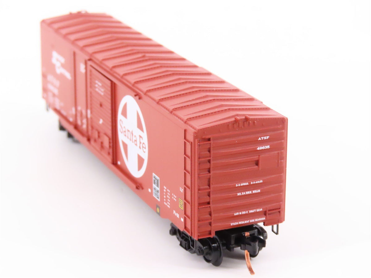 N Scale Micro-Trains MTL 76030 ATSF Santa Fe Railroad 50&#39; Box Car #49635