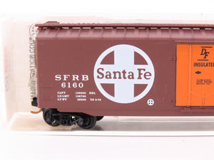 N Scale Micro-Trains MTL 32050/2 SFRB Santa Fe Railroad 50' Box Car #6160