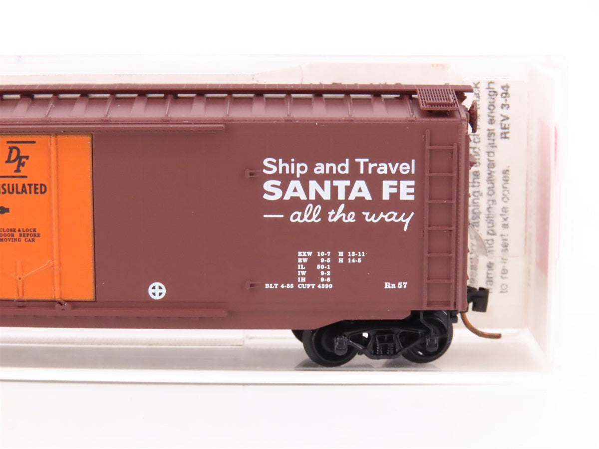 N Scale Micro-Trains MTL 32050/2 SFRB Santa Fe Railroad 50&#39; Box Car #6160