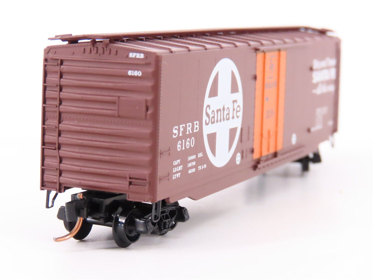 N Scale Micro-Trains MTL 32050/2 SFRB Santa Fe Railroad 50&#39; Box Car #6160