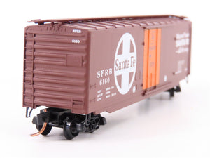 N Scale Micro-Trains MTL 32050/2 SFRB Santa Fe Railroad 50' Box Car #6160