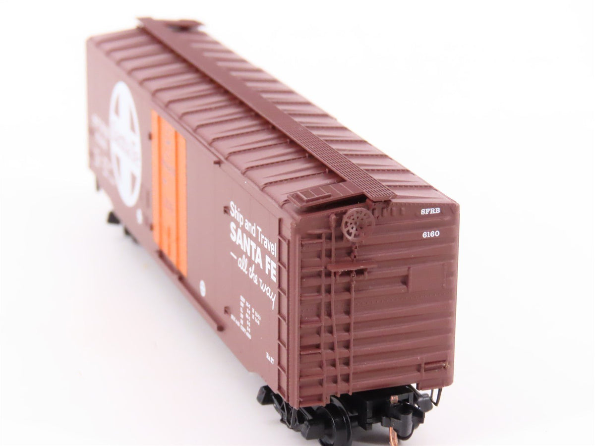 N Scale Micro-Trains MTL 32050/2 SFRB Santa Fe Railroad 50&#39; Box Car #6160