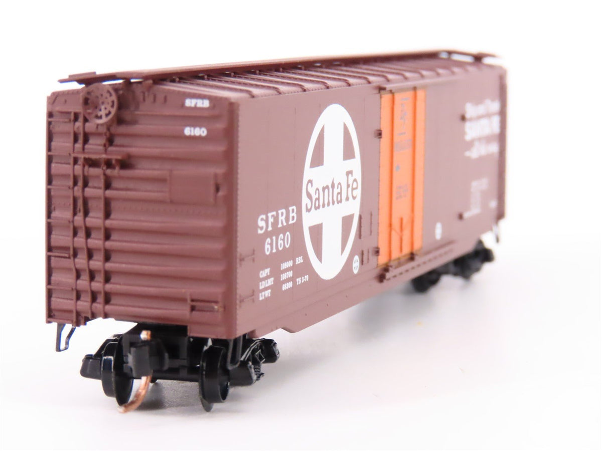 N Scale Micro-Trains MTL 32050/2 SFRB Santa Fe Railroad 50&#39; Box Car #6160