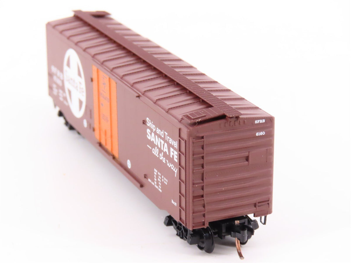 N Scale Micro-Trains MTL 32050/2 SFRB Santa Fe Railroad 50&#39; Box Car #6160