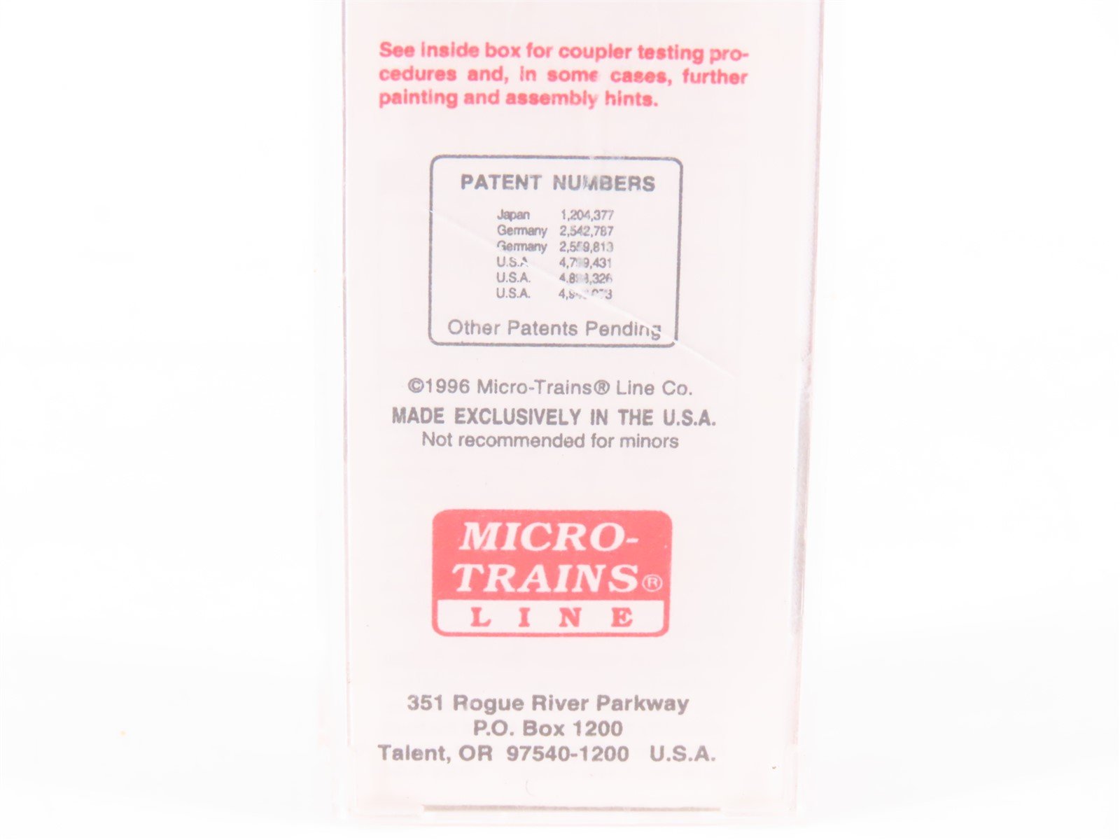 N Scale Micro-Trains MTL 32050/2 SFRB Santa Fe Railroad 50' Box Car #6160