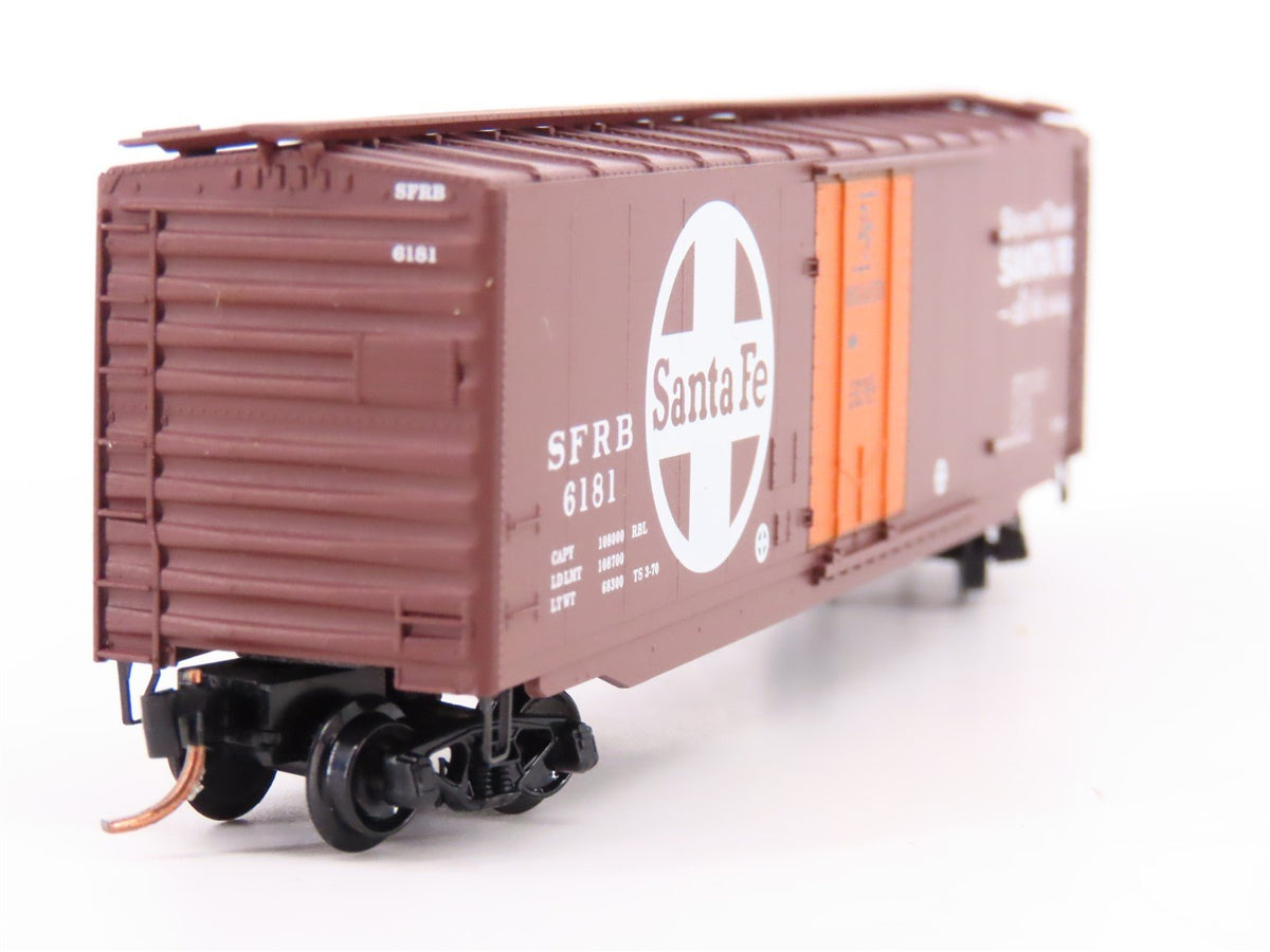 N Scale Micro-Trains MTL 32050/4 SFRB Santa Fe Railroad 50&#39; Box Car #6181