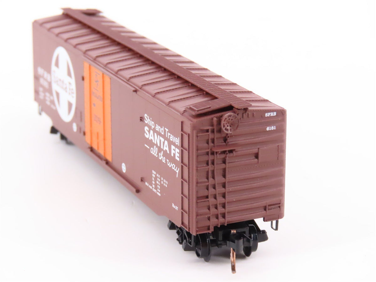 N Scale Micro-Trains MTL 32050/4 SFRB Santa Fe Railroad 50&#39; Box Car #6181