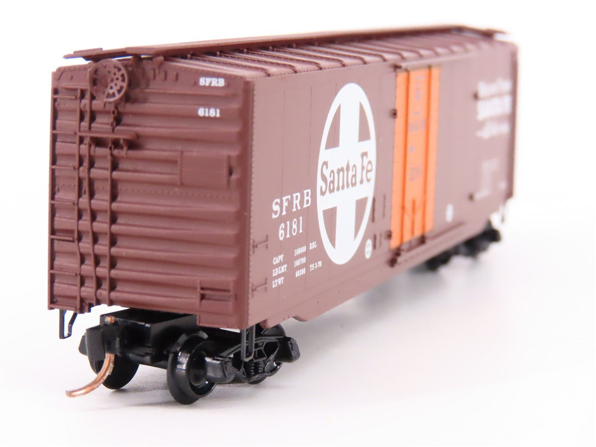 N Scale Micro-Trains MTL 32050/4 SFRB Santa Fe Railroad 50&#39; Box Car #6181