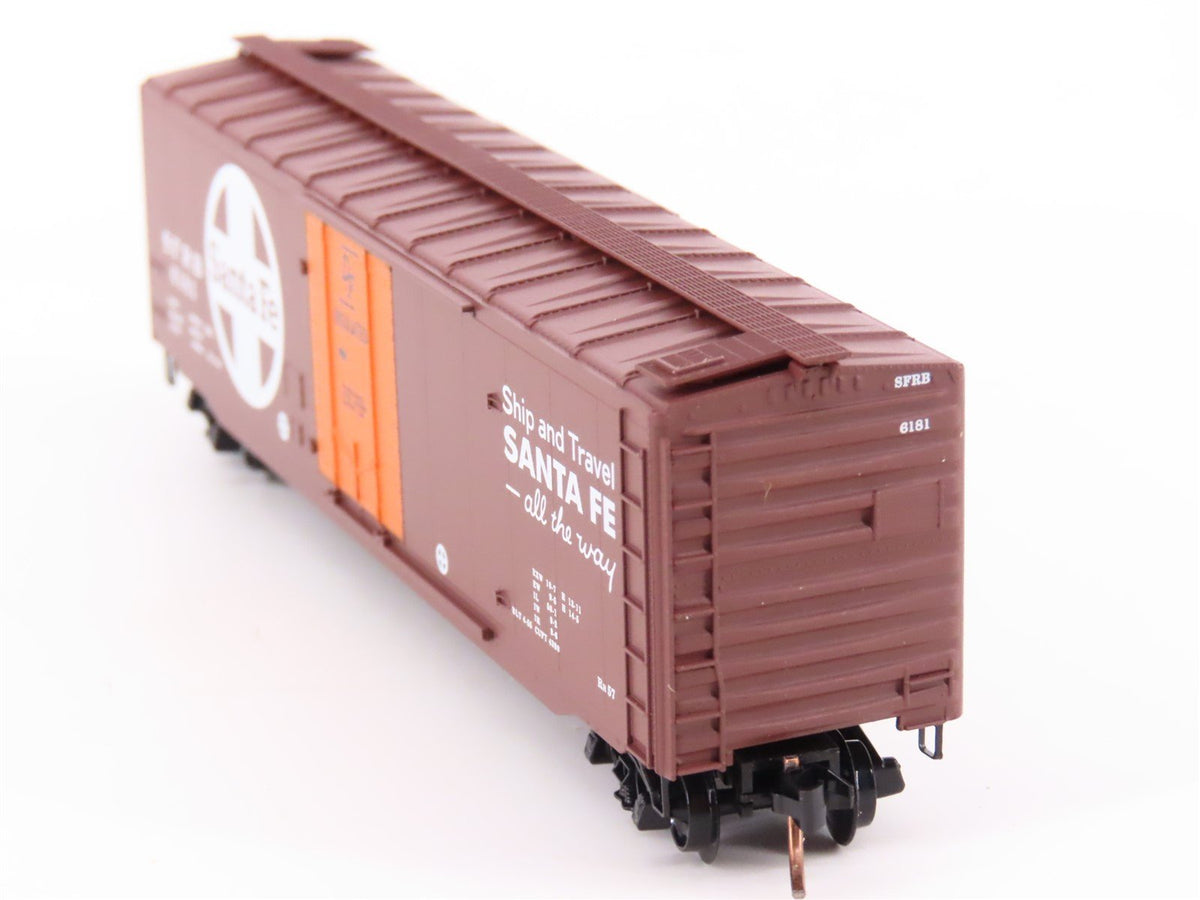 N Scale Micro-Trains MTL 32050/4 SFRB Santa Fe Railroad 50&#39; Box Car #6181