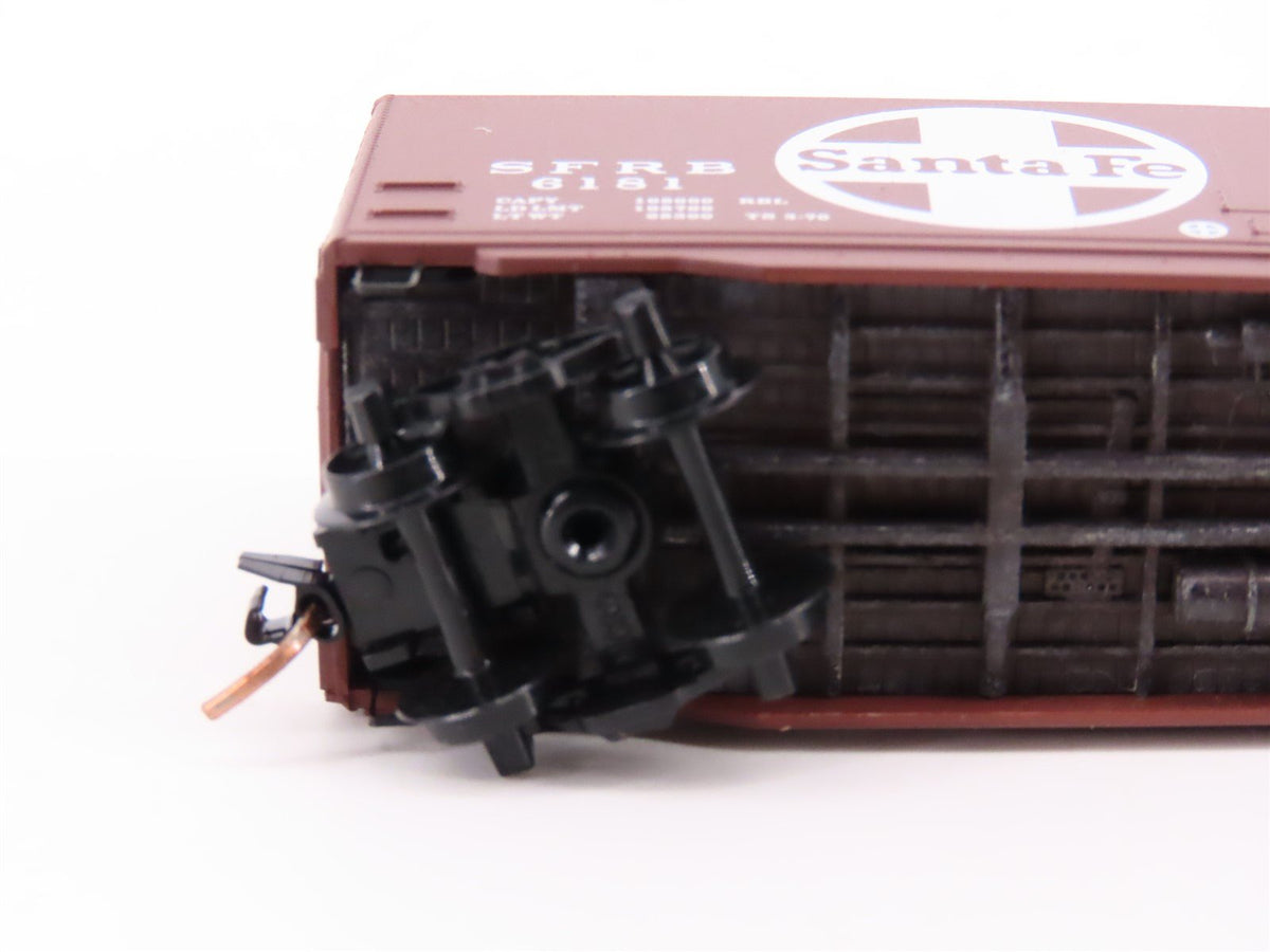 N Scale Micro-Trains MTL 32050/4 SFRB Santa Fe Railroad 50&#39; Box Car #6181