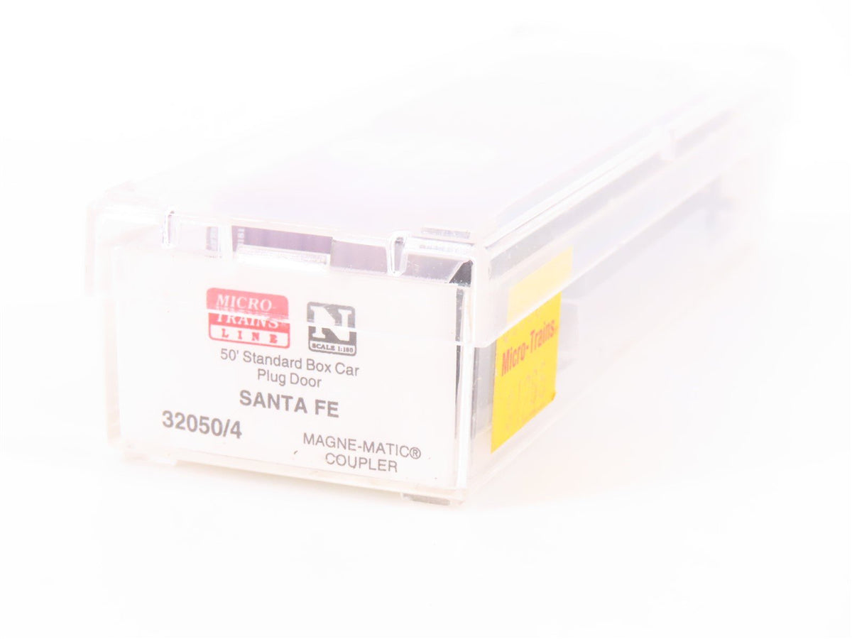 N Scale Micro-Trains MTL 32050/4 SFRB Santa Fe Railroad 50&#39; Box Car #6181