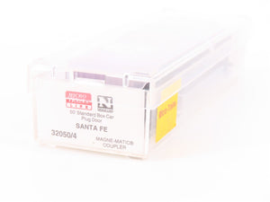 N Scale Micro-Trains MTL 32050/4 SFRB Santa Fe Railroad 50' Box Car #6181