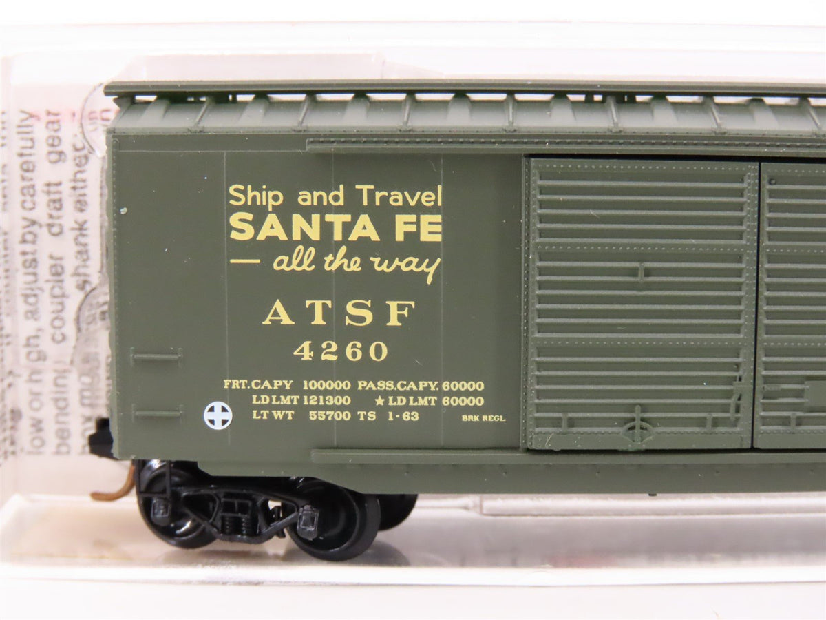 N Scale Micro-Trains MTL 34240 ATSF Santa Fe Railroad 50&#39; Box Car #4260