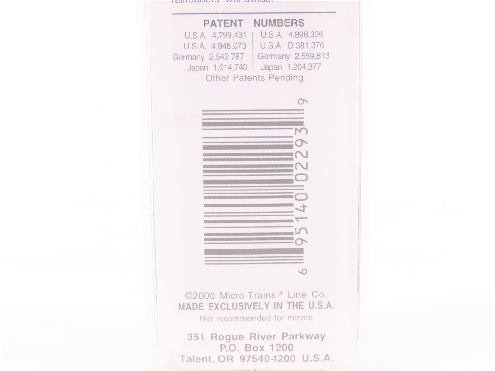 N Scale Micro-Trains MTL 34240 ATSF Santa Fe Railroad 50' Box Car #4260