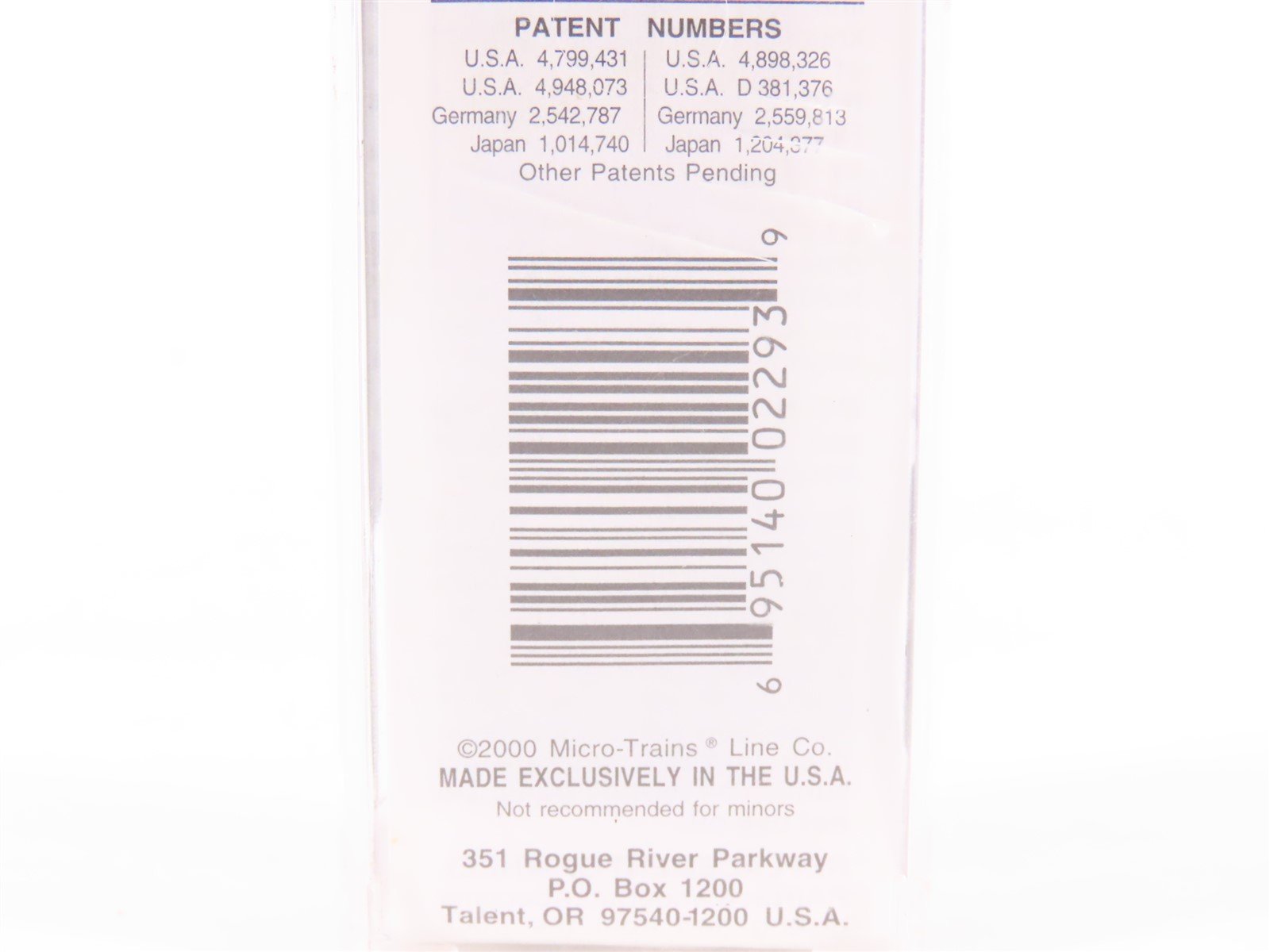 N Scale Micro-Trains MTL 34240 ATSF Santa Fe Railroad 50' Box Car #4260
