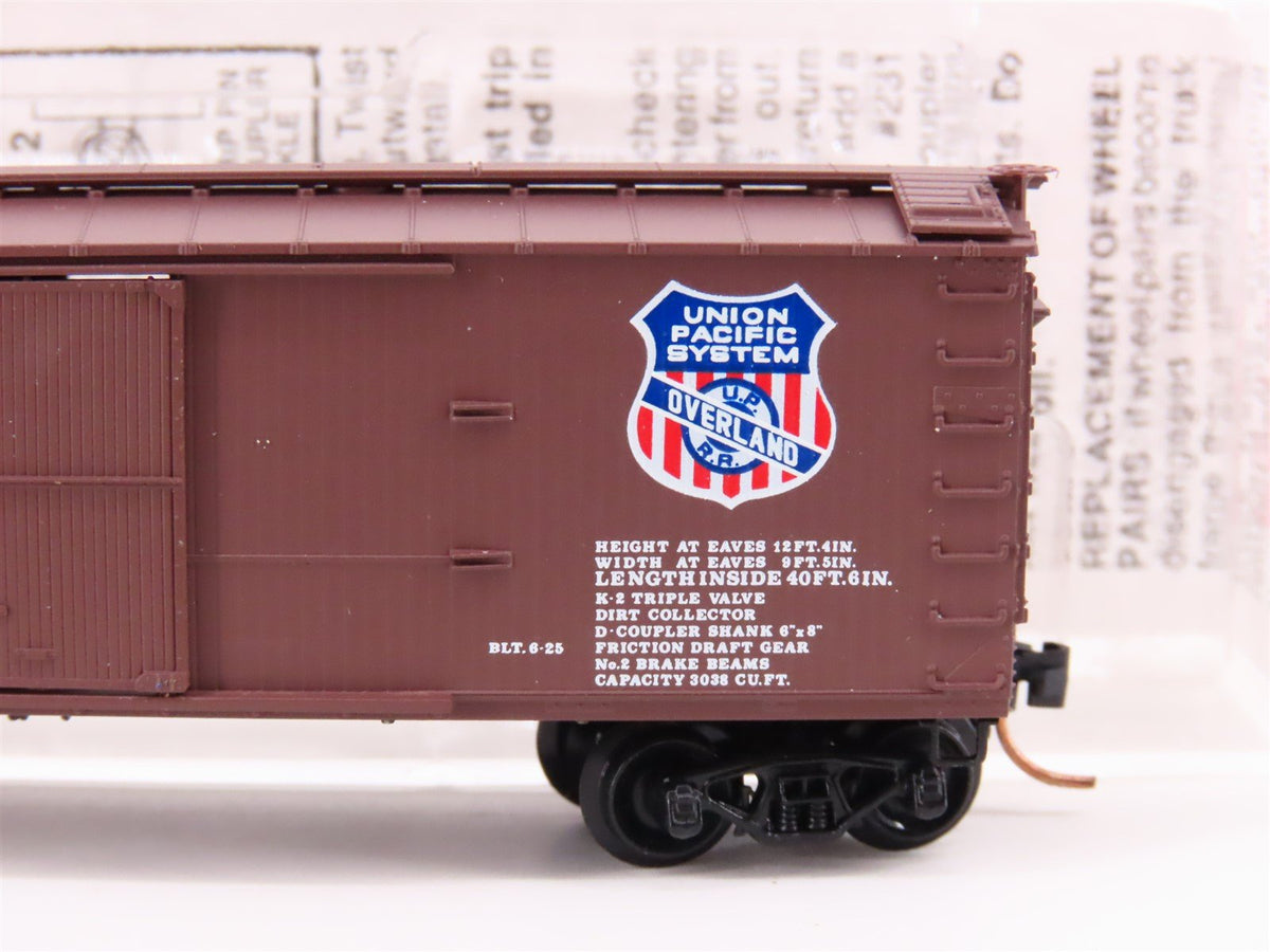 N Scale Micro-Trains MTL 39210 UP Union Pacific Railroad 40&#39; Box Car #100744