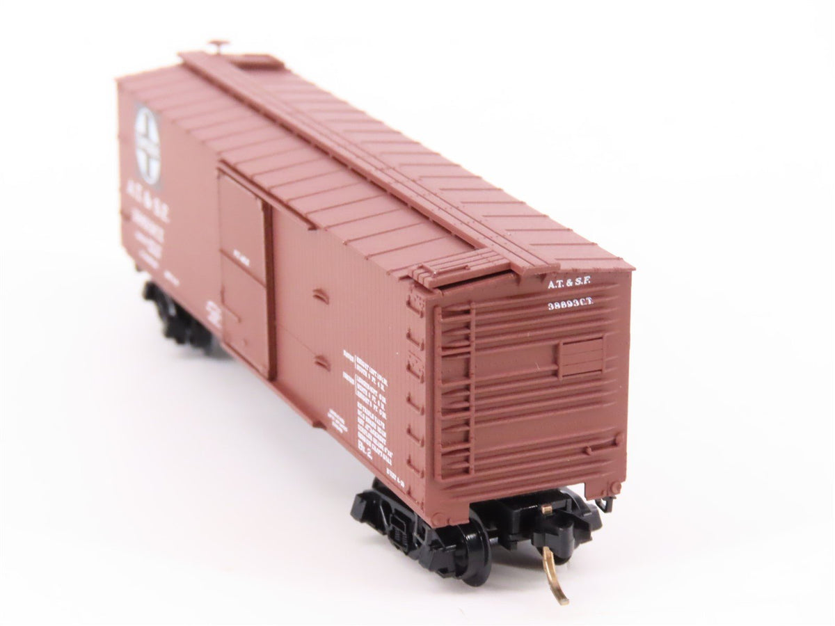 N Scale Micro-Trains MTL 39060 AT&amp;SF Santa Fe Railroad 40&#39; Wood Box Car #38693CT