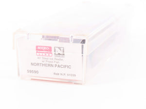 N Scale Micro-Trains MTL 59590 NP Northern Pacific Railroad 40' Reefer #91039