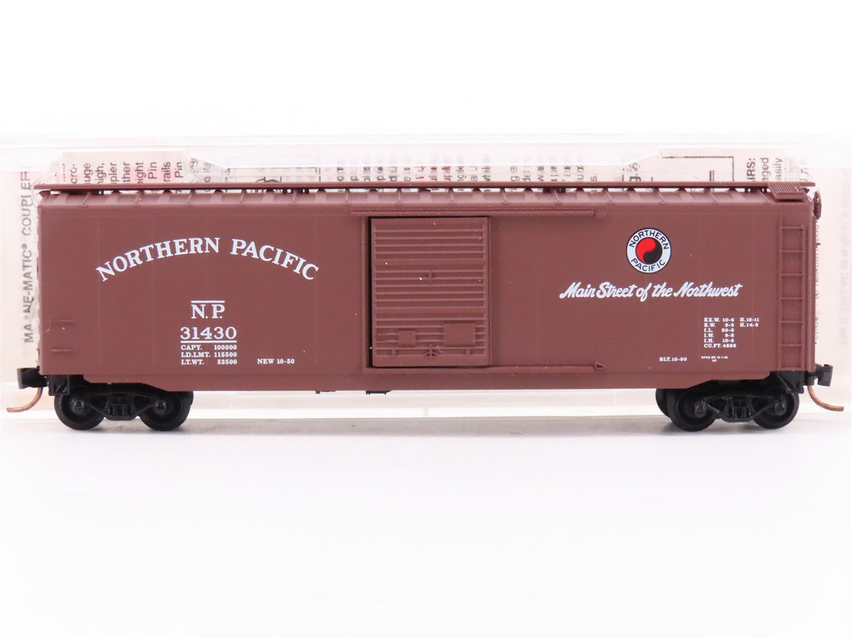 N Scale Micro-Trains MTL 31060 NP Northern Pacific Railroad 50&#39; Box Car #31430